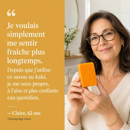 Savon au kaki témoignage